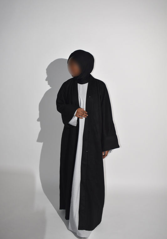 Noir Abaya Coat