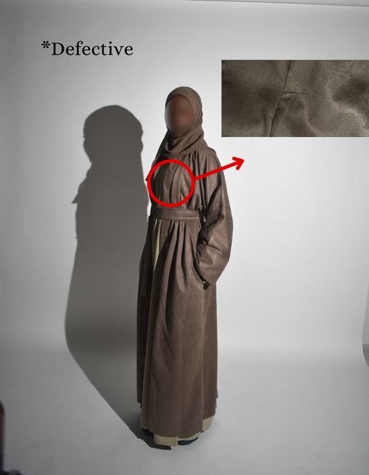 Defective - Taupe Abaya Coat